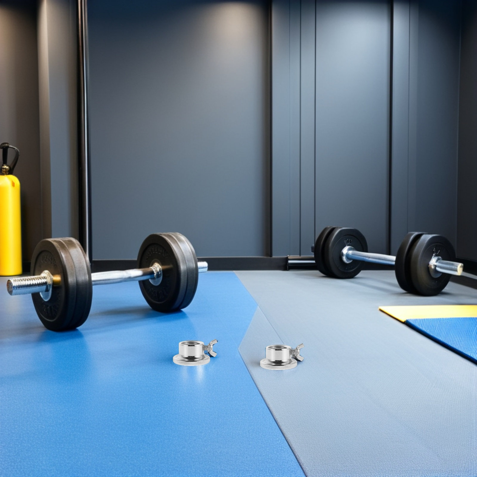 Home Gym Weight - 4Pcs Dumbbell Anti Loosen Nuts Barbell