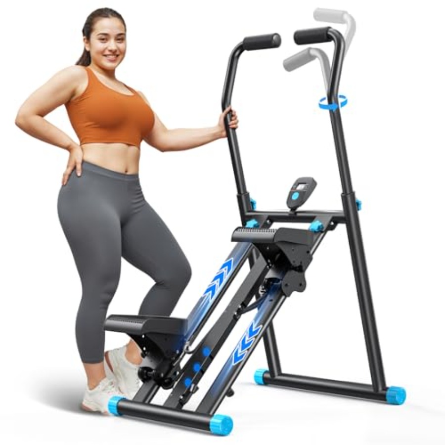 Home Gym Resistance - Home gym stair stepper: steel frame