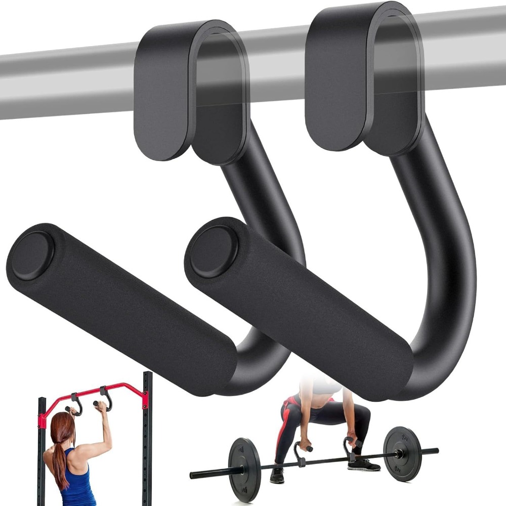 Home Gym Cable - 1 Pair Fitness Handle Multifunctional Hook