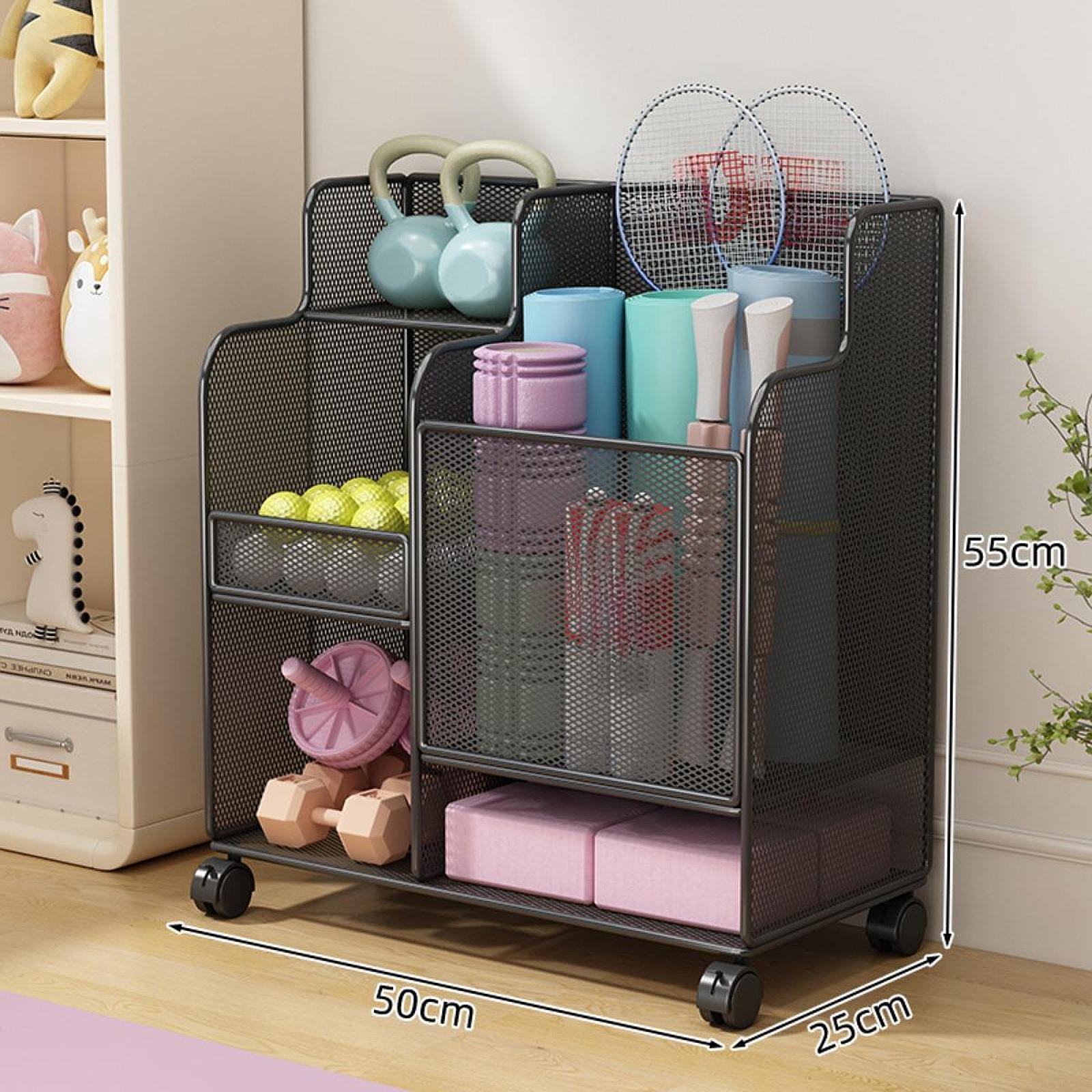 Sports Equipment Storage Rack  - Home Gym Yoga Storage ulasan dan harga