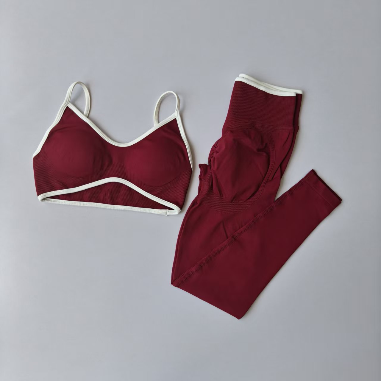Seamless 2PCS Legging Sets Wom - Home Gym Full Body ulasan dan harga