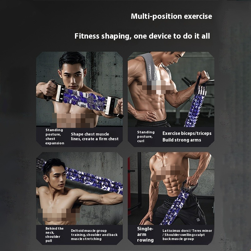 Adjustable Chest Expander Resi - Home Gym Resistance Machine ulasan dan harga