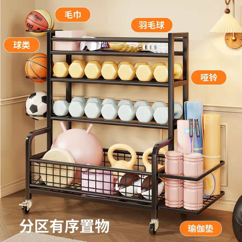 Heavy Duty Gym Storage Rack fo - Home Gym Yoga Storage ulasan dan harga