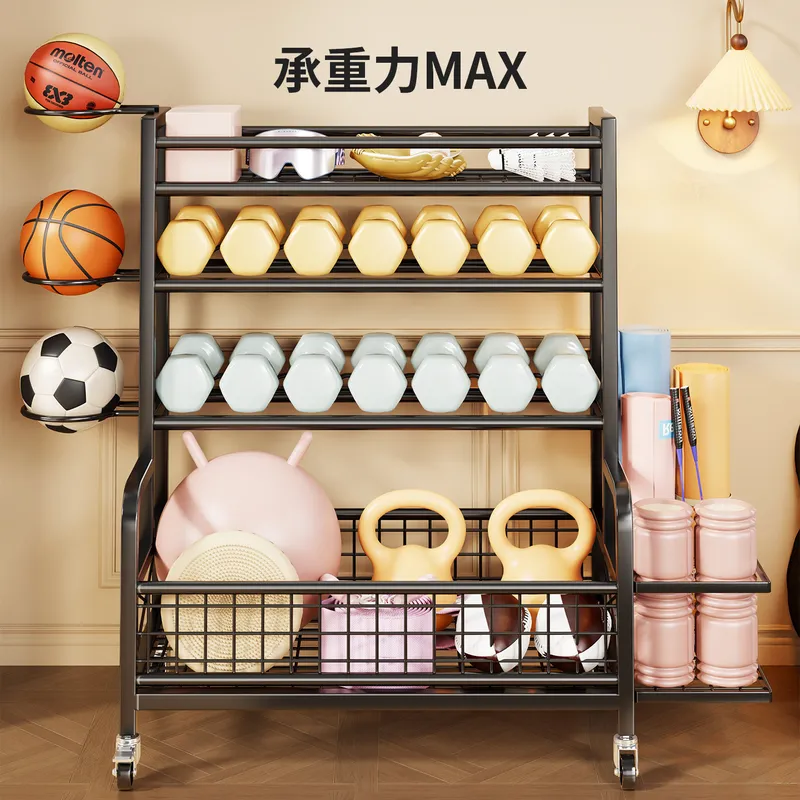 Heavy Duty Gym Storage Rack fo - Home Gym Yoga Storage ulasan dan harga