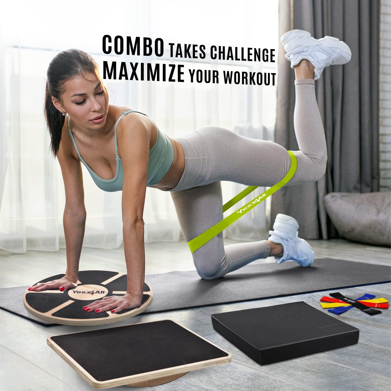 Versatile Wooden Wobble Balanc - Wobble Board Balance ulasan dan harga