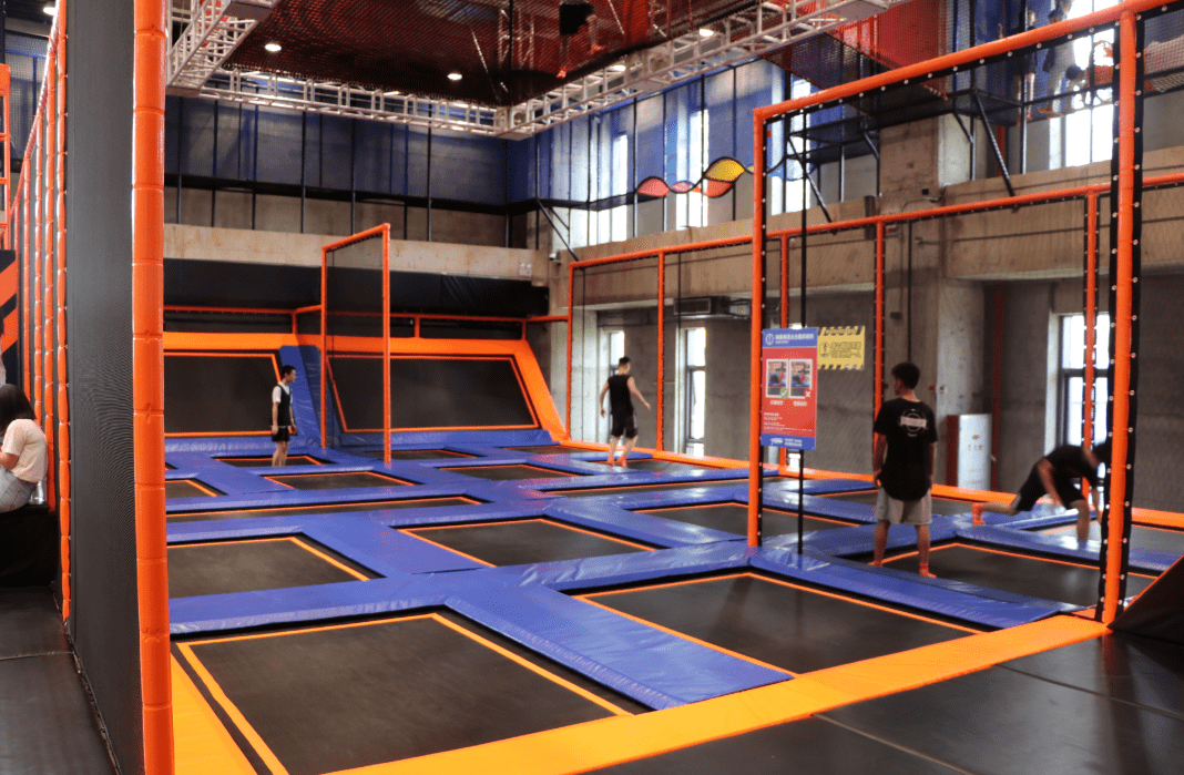 Indoor Trampoline, Industrial  - Home Gym Yellow ulasan dan harga