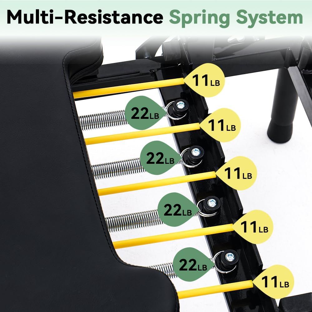 Foldable Pilates Reformer Mach - Home Gym Resistance ulasan dan harga
