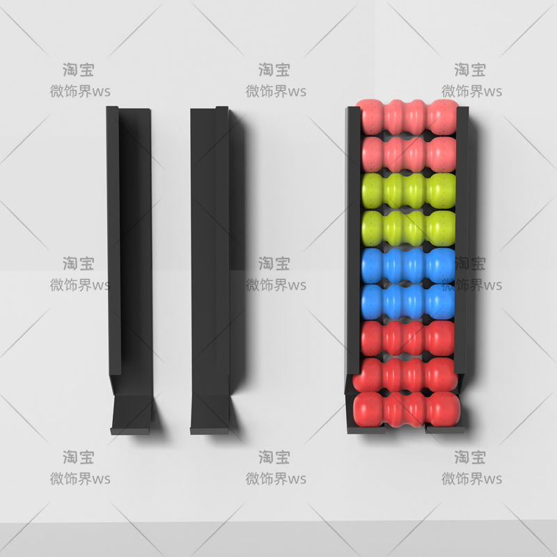 ‌Wall Mounted Sports Ball Rack - Home Gym Yoga Storage ulasan dan harga