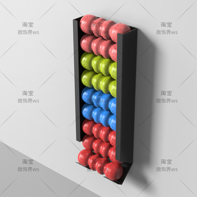 ‌Wall Mounted Sports Ball Rack - Home Gym Yoga Storage ulasan dan harga