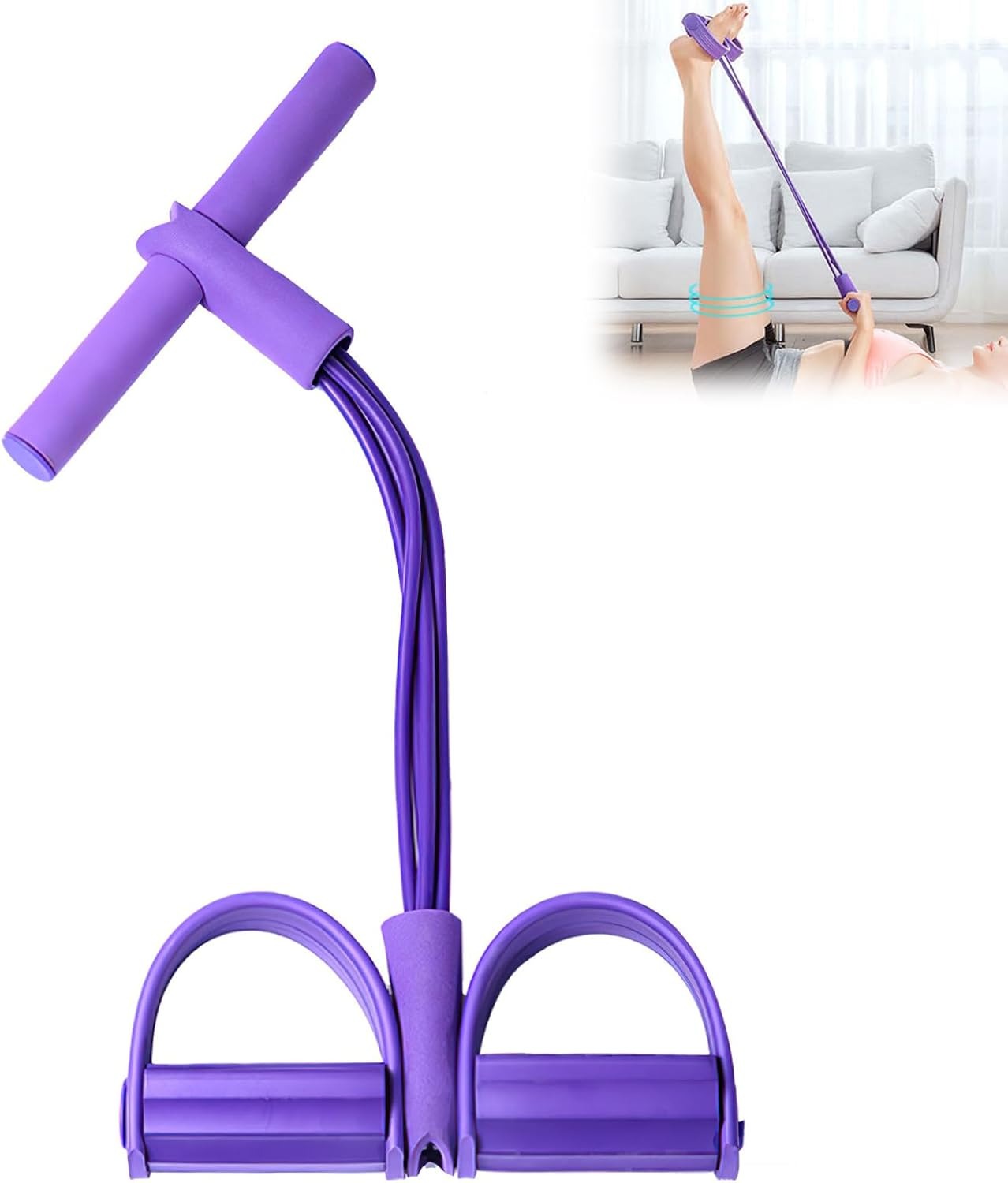 4-Tube Pedal Resistance Band M - Home Gym Resistance ulasan dan harga