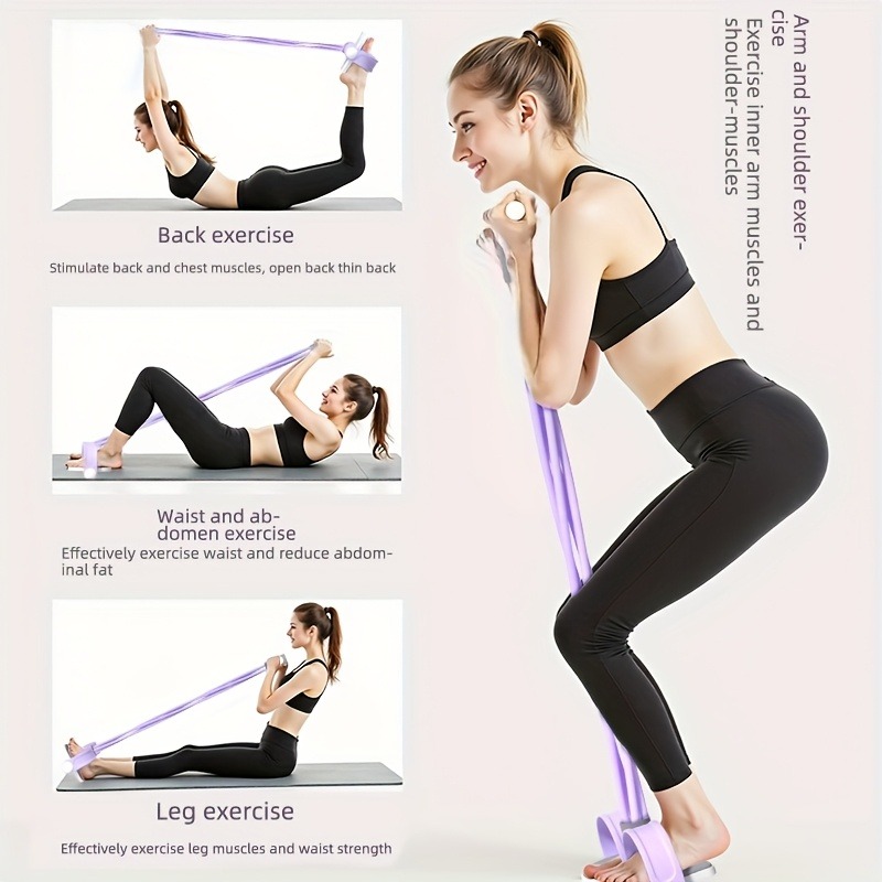 4-Tube Pedal Resistance Band M - Home Gym Resistance ulasan dan harga
