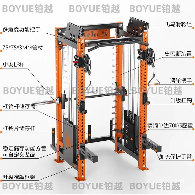 Multifunctional Home Gym Squat - Home Gym Cable ulasan dan harga