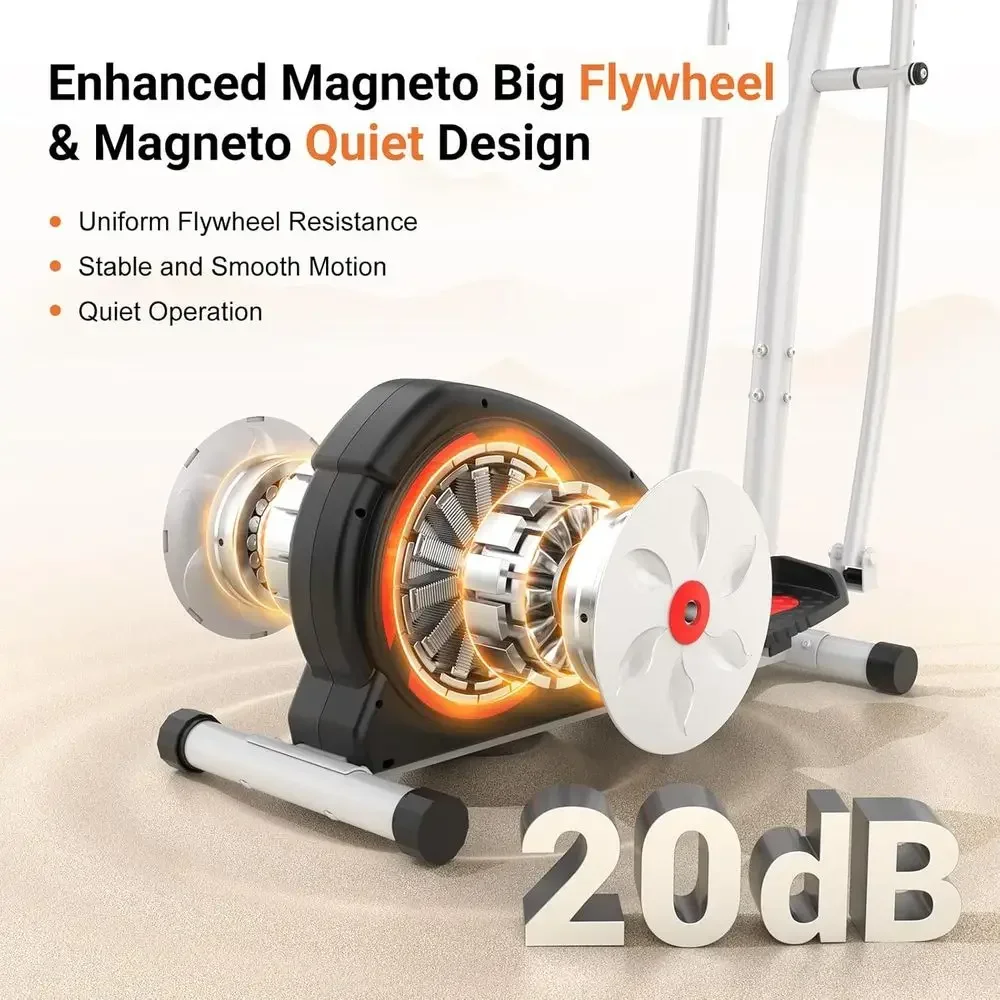 Silent Elliptical Machine for  - Home Gym Resistance ulasan dan harga