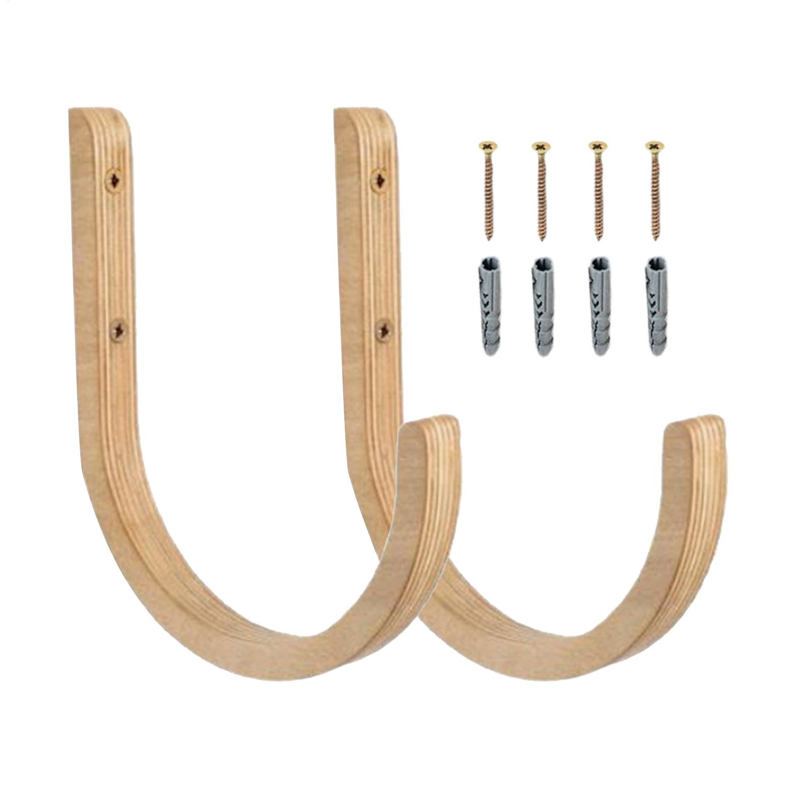 Yoga Mat Holder 2 Pieces Woode - Home Gym Yoga Storage ulasan dan harga