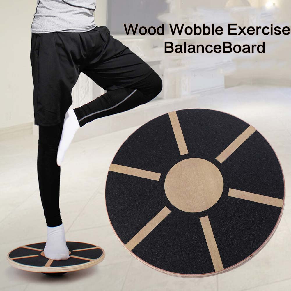 Wooden Round Balance Training  - Wobble Board Balance ulasan dan harga
