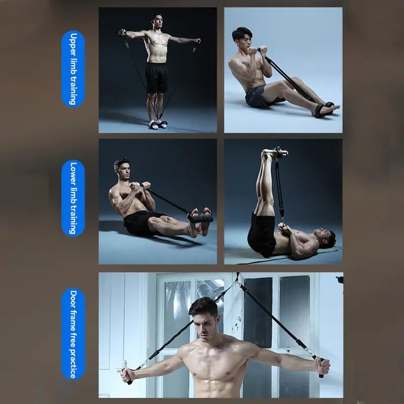 Pedal Tension Rope Puller Exer - Home Gym Resistance Machine ulasan dan harga