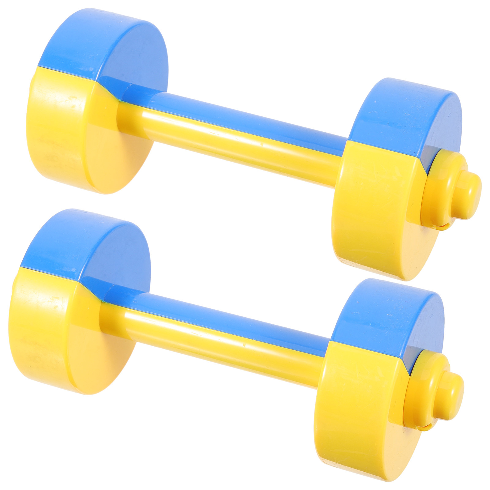1Pair Plastic Dumbbell Kids Ba - Home Gym Yellow ulasan dan harga