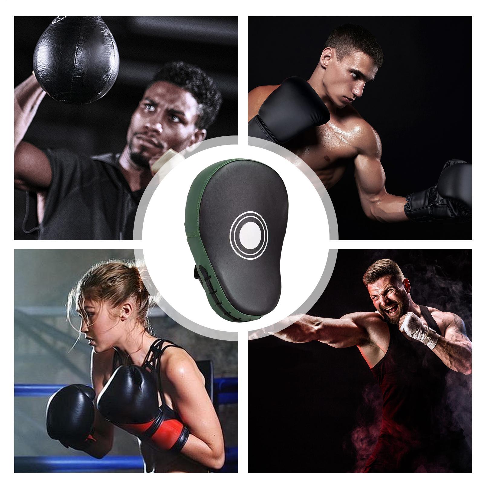 Boxing Pads Mitts PU Leather E - Home Gym For Small Spaces ulasan dan harga