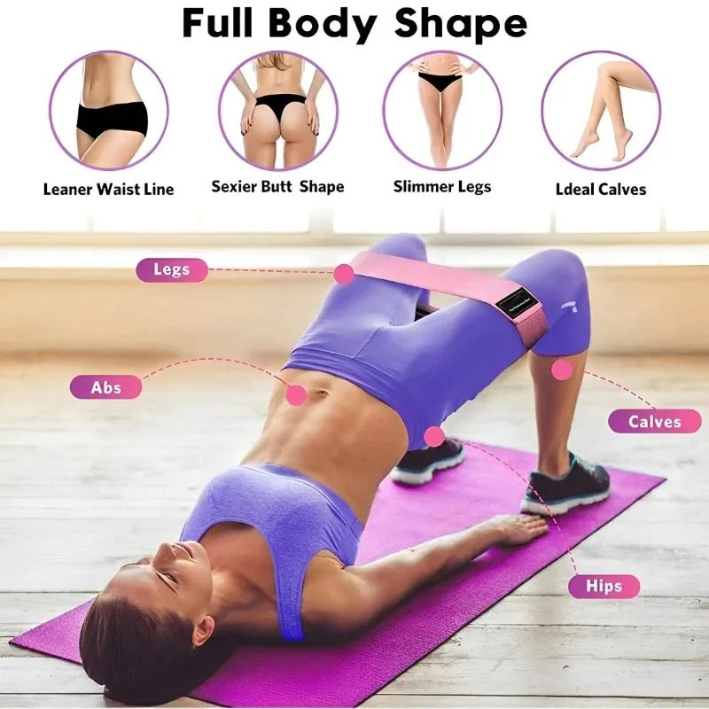 3Pcs Fabric Resistance Hip Boo - Home Gym Resistance Machine ulasan dan harga