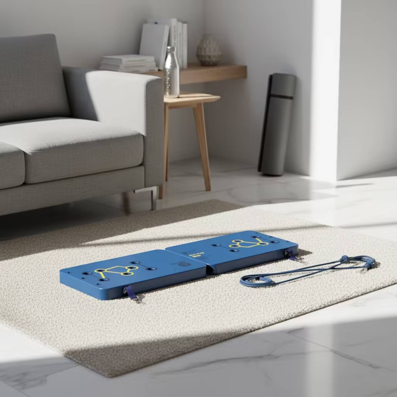 Push up Board with Handles Com - Home Gym For Small Spaces ulasan dan harga