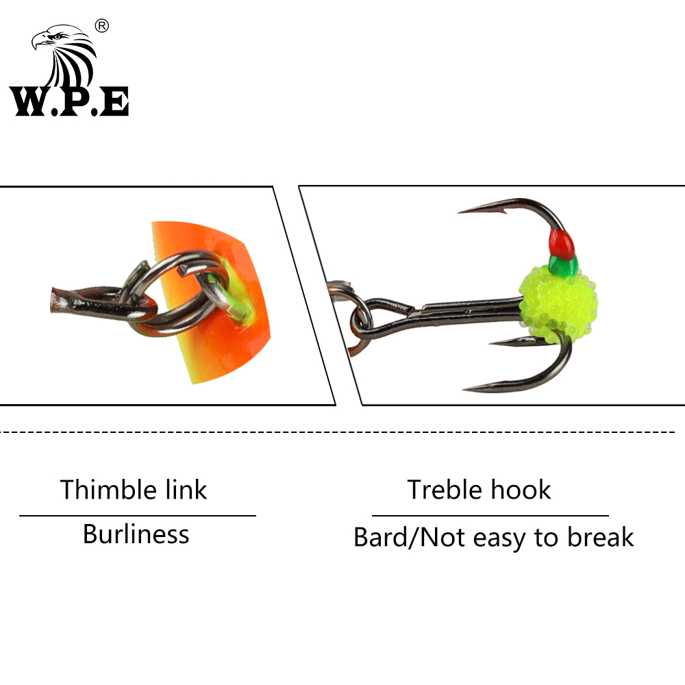 W.P.E Ice Fishing Lure 1pcs 60 - Wobble Board Balance ulasan dan harga