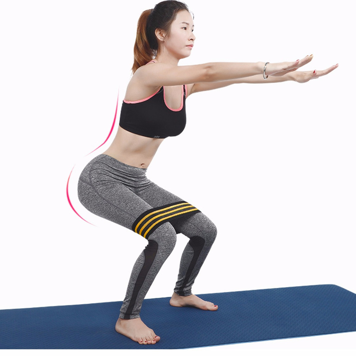 Professional Resistance Hip Ba - Home Gym Yellow ulasan dan harga
