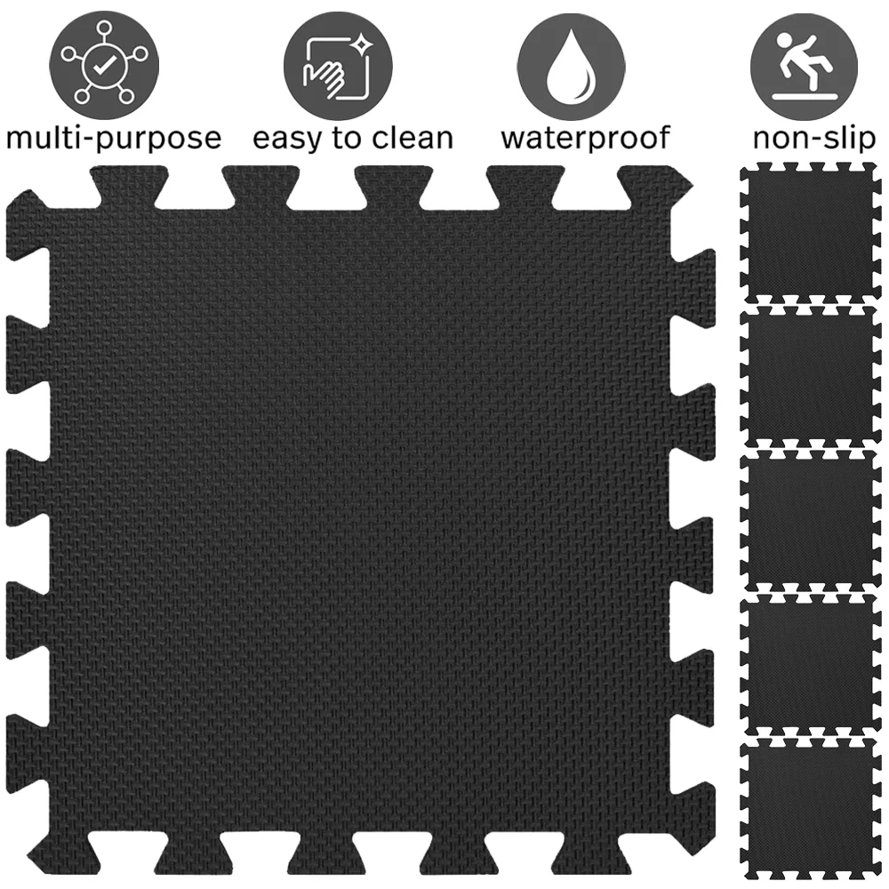 8/16 Pcs Gym Mat Cross-pattern - Home Gym In Garage ulasan dan harga
