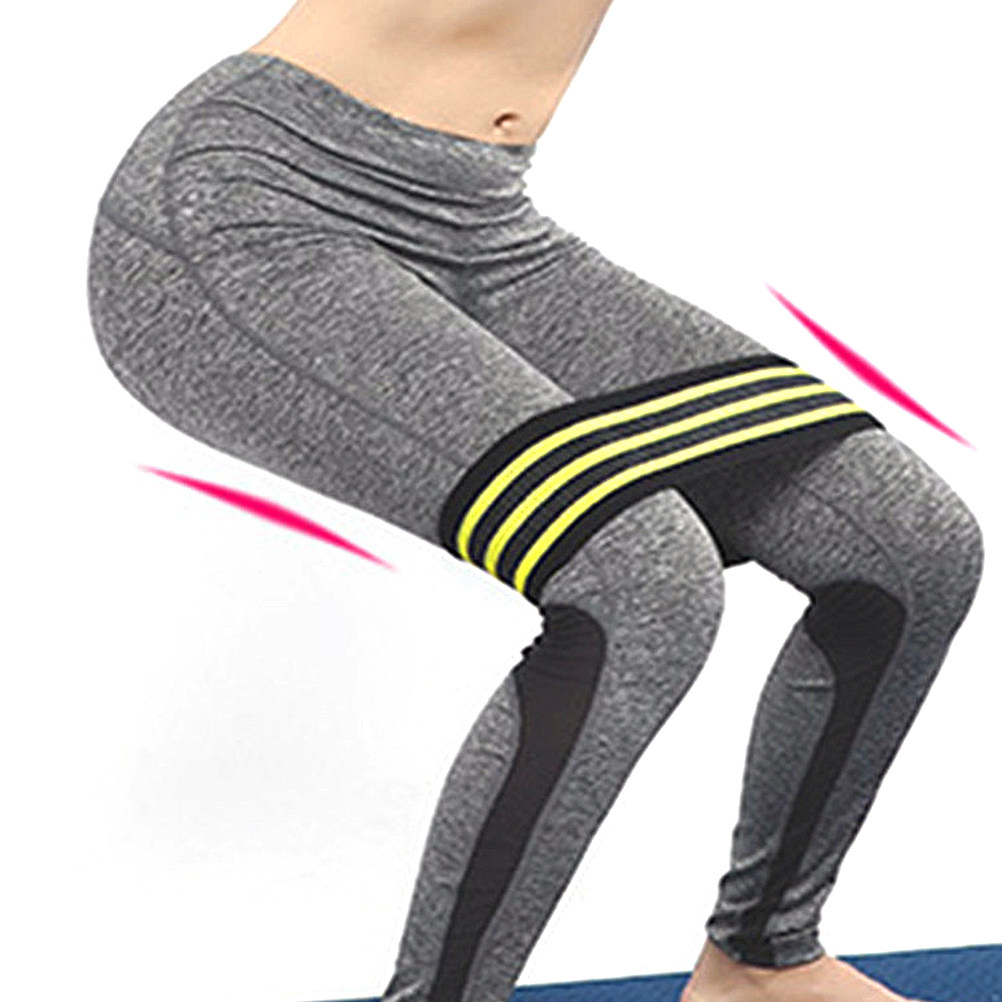 Elastic Resistance Hip Band Si - Home Gym Yellow ulasan dan harga