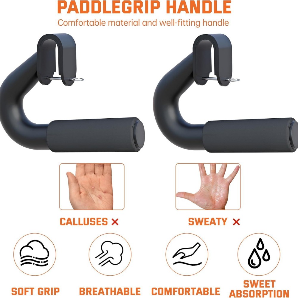 1 Pair Fitness Handle Multifun - Home Gym Cable ulasan dan harga