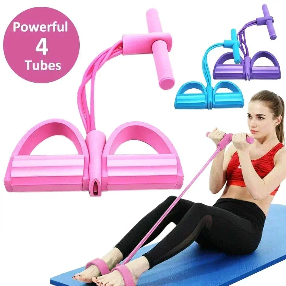 4/6 Level Resistance Band Elas - Home Gym Resistance Machine ulasan dan harga
